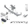 BMW Priekinis Radiatoriaus Kidney Grille Kairys 5 F10 F11 Originalus 51137203203
