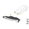 BMW Priekinis Rūkas Žibintas LED Kairysis 7 G11 G12 Originalus 63177342953