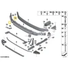BMW Priekinis Stiklo Laiptas Originalus 51117337802