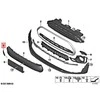 BMW Priekinis Tovin MINI Cooper S Clubman F54 LCI Originalus 51117495226