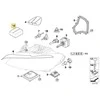BMW Priekinių Žibintų Remonto Komplektas E90 E92 E93 63117182519 Originalus 63117182519