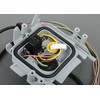 BMW priekinių žibintų valdymo modulio laikiklis kairėje pusėje Originalus 63126924283