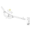 BMW R 1200 GS K25 Rankenos Stiklo Krytis Juodas Baltas Originalus 46637706632