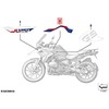 Bmw R 1200 Gs K50 Dešinės Pusės Dekoratyvinis Šoninis Panelė Originalus 51149457663