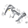 BMW R 1200 GS R 1250 GS Priekinis Kėbulas Nešėjas Kairysis Originalus 46639480889