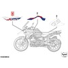 BMW R 1200 GS R 1250 GS Priekinis Rato Dangtelis Kairys Originalus 51149457651