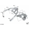 BMW R 1250 GS Galinė Rankena Juodas Bagažo Laikiklis 2017-2019 Originalus 46548403994