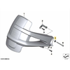 BMW R1200GS kištuko apsaugas galinis Adventure Original 46628543238