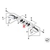 BMW R13 adapterio posūkių indikatoriaus laikiklis originalus 63237723439