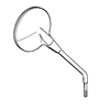 Bmw Kairysis Veidrodis R100 R80 Originalus 51162302175