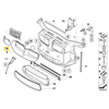BMW Radiator Support Baffle Front E90 E92 E93 2007 2013 Originalus 51748046493