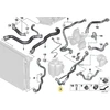 BMW Radiatorio Šlaunelis 3 G20 G21 Originalus 17128654831