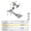 BMW rankinės pavarų dėžės laikiklis 22316796993 Originalus