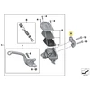 BMW Rankinio Stabdžio Svirties Vamzdžio Spaustukas F 750 GS F 850 GS Originalus 32728393011