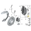 BMW Remonto kauptas stabdžių kaladės 1 F40 116d 118d 120d Originalus 34106888634