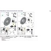 BMW Remonto Rinkinys Stabdžių Trinkelės Be Asbesto 5 F10 F11 F07 Originalus 34116851269