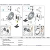 BMW Remonto Rinkinys Stabdžių Trinkelės Be Asbesto E90 E91 E92 E93 X1 E84 Originalus 34116771868