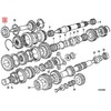 Bmw Rutulinis Guolis E12 E30 316 318 Originalus 23121220007