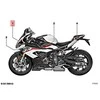 Bmw S 1000 Rr Dekoro Gaubto Viršutinė Dalis Dešinėje Originalus 51147925468