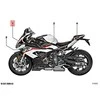 Bmw S 1000 Rr Dekoro Gaubto Viršutinė Dalis Dešinėje Originalus 51147925468