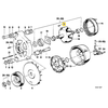 BMW Scheibenfeder E21 E30 E36 Originalus 07119951453