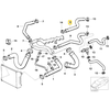Bmw Schlauch Motorvorlauf Wasserve 5 E34 7 E23 E32 Originalus 64211391386