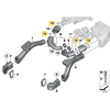 Bmw Schlauchschelle 5 F10 F11 G30 Originalus 13717581616