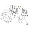 BMW sėdynių apmušalų skydelis apatinis 52209137031 Originalus