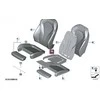 BMW Šildytuvas Sport Sėdžiui 5 F90 M5 52107387753 Originalus