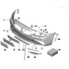 Bmw Spoiler Front 6 F06 F12 F13 51117279213 Originalus 51117279213