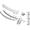 BMW Spoiler Links Juodas MINI R53 2000 2006 Originalus 51111479090