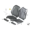 BMW Sportinis Odinis Atpalas Kairysis 2018-2019 G20 G21 G01 G02 Originalus 52108746043