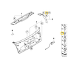 Bmw Spreizmutter E81 E87 E46 X1 E84 Mini F56 F55 R60 R61 Originalus 51138253546