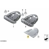 BMW Stogų Valdymo Pulto Dangtelis MINI R56 R55 Originalus 61319231819