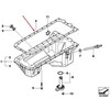 BMW tepalo skyriaus tarpiklis 11137548031 Originalus