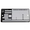 BMW tipo plokštelė, skirta E21 E30 E28 E34 2.5CS 3.0CSL E24 E23 E32 E38 E31 Z1 Originali 51142121107