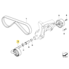 Bmw V Ribbed Juostos Tempdiklis E46 E60 E61 Originalus 64557786706