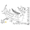 BMW Valstybinis Numeris 6 E63 M6 Coupe Europa Originalus 51118032419