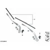 BMW valytuvų šepetėlių rinkinys 61612468941 Originalus