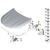 BMW Variklio Gamyklos Sraigto Kablys Kairysis G30 F90 G31 G32 G11 G12 G14 G15 G16 Originalus 41007427051