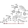BMW Variklio Palaikymo Šarnyras Kairys G20 G30 G31 Originalus 22116861555