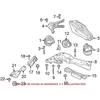 BMW Variklio Palaikymo Šarnyras Kairys G20 G30 G31 Originalus 22116861555