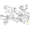 BMW Variklio Radiatoriaus Hosės Sraigto Sustiprinimas Originalus 61131379580