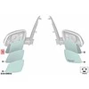 Bmw Veidrodis Stiklas Silumojamas Platų Kampas Kairysis Originalus 51167377975