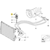 BMW Viršutinė Automatinės Pavarų Dėžės Alyvos Aušintuvo Laikiklis E46 Z4 Originalus 17221705841