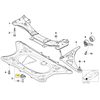 BMW Wagenheberaufnahme E46 Z4 E85 E86 1999 2008 Originalus 51717894027