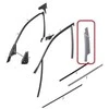 BMW X1 E84 B Pillar Finisher Išorinis Kairysis Originalus 51332990311