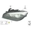 Bmw X1 E84 Galvos Šviesų Maskuojamoji Plokštė Xenon Originalus 63122162489