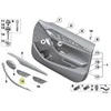 BMW X1 E84 Kairio Slenkstis Variklio Langų Originalus 51412992937
