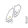 BMW X1 E84 Priekinis Dešinysis Įėjimo Dangtelis Originalus 51472990504